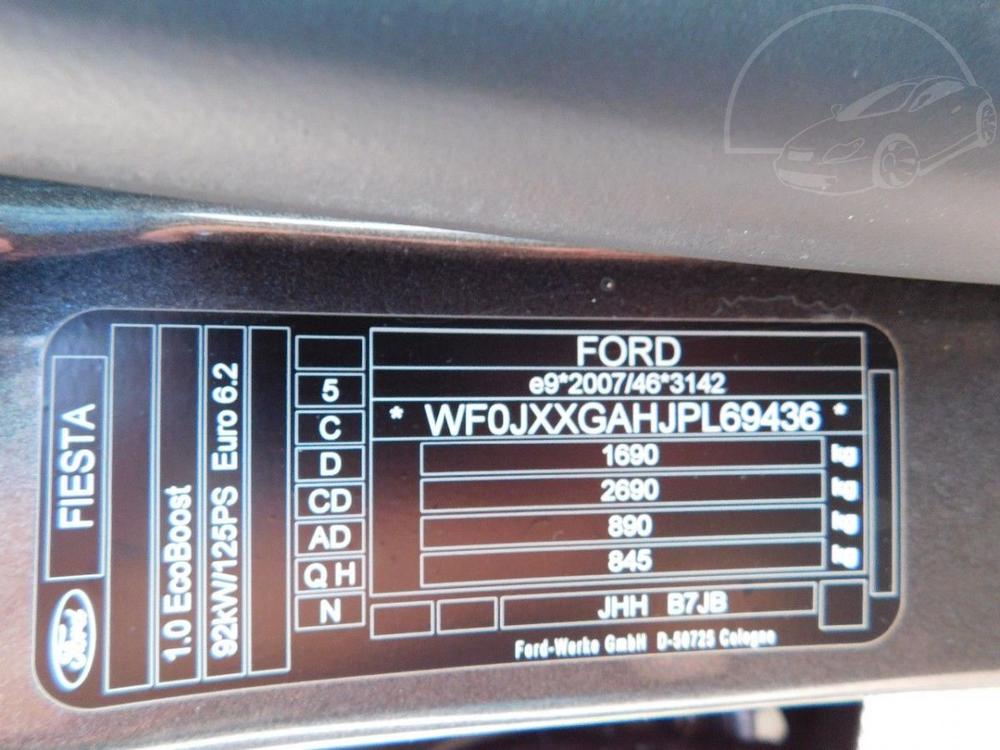Ford Fiesta 1.0i 92KW,1MAJ,CZ,DPH