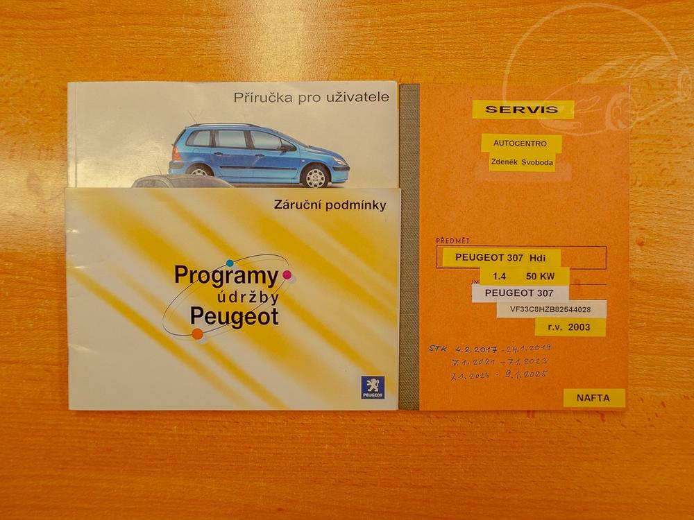 Peugeot 307 R 1.4HDI  pln servis