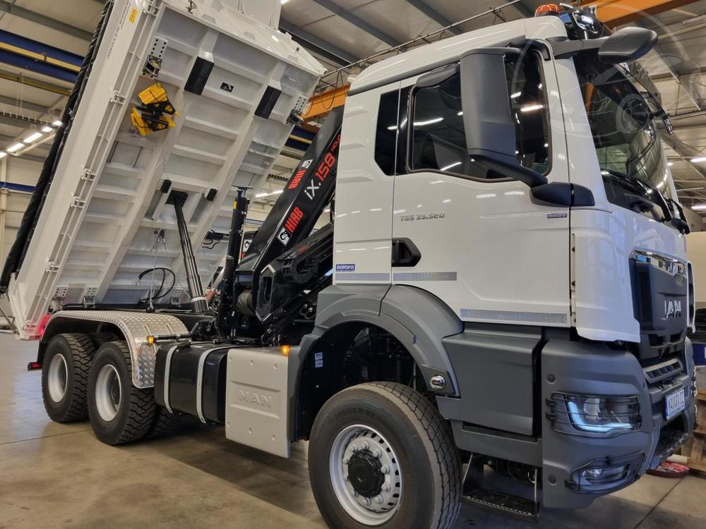 MAN TGS 33.520 6x6 HIAB+SKLP