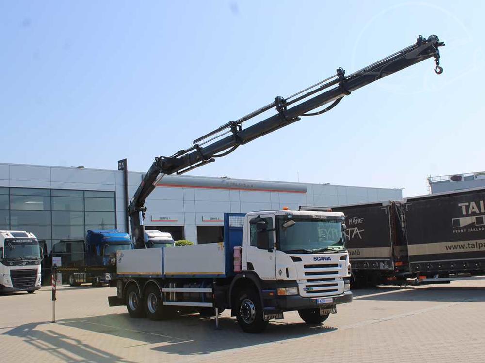 Scania  P400, hydraulick ruka HIAB 21