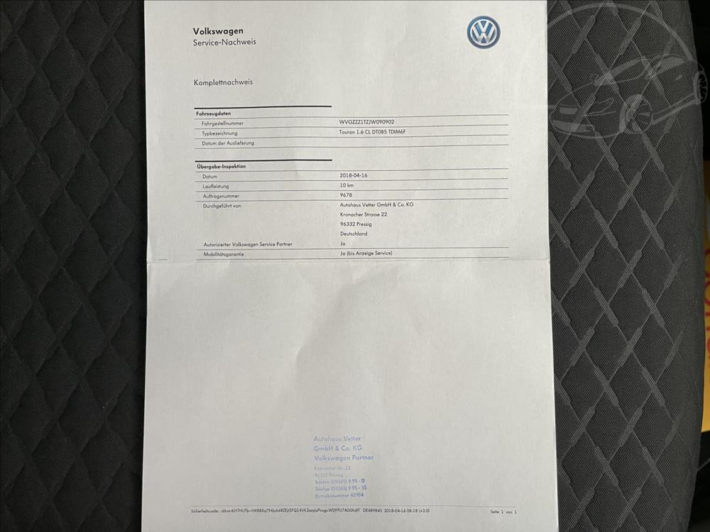 Volkswagen Touran 1.6 TDi D.Klima*Navi*Vyh. Sed