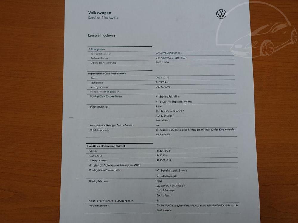 Volkswagen Golf 2.0 TDi Comfortline