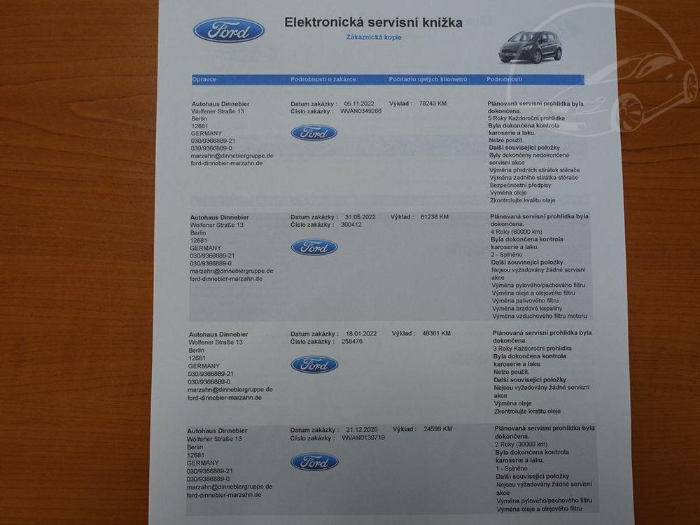 Ford S-Max 110 kW, REZERVOVNO!