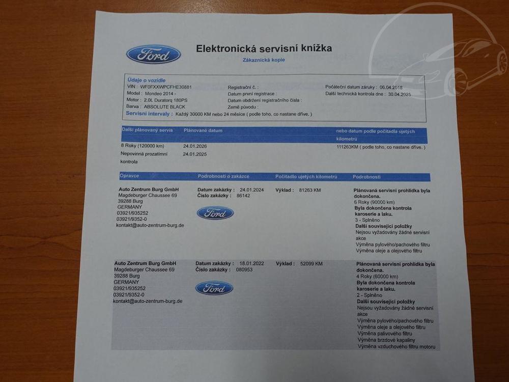 Ford Mondeo 2.0 TDCi Titanium 132 kW