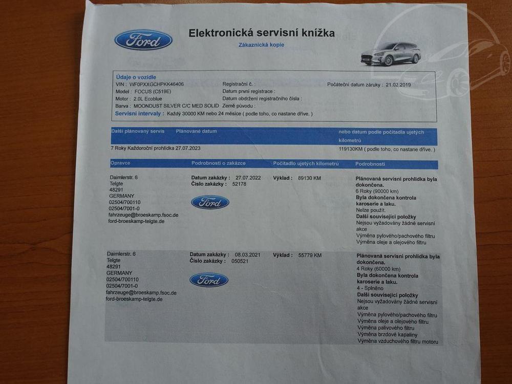 Ford Focus 110 kW, LED, TAN, KAMERA