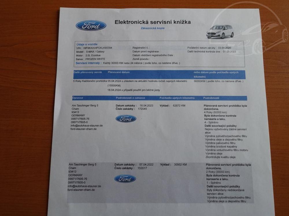 Ford Galaxy 110 kW, MANUL, REZERVOVNO