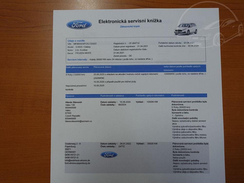 Ford Galaxy 140 kW, AT8,  LED, ACC, TAN