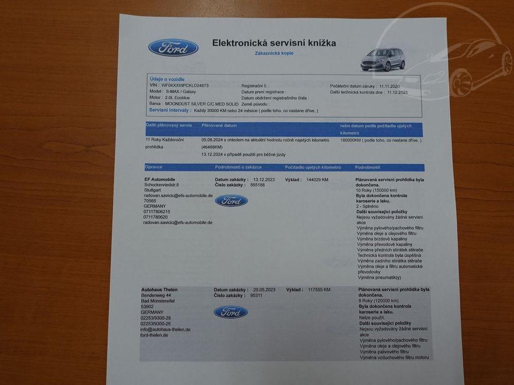 Ford Galaxy 140 kW, AT8, LED