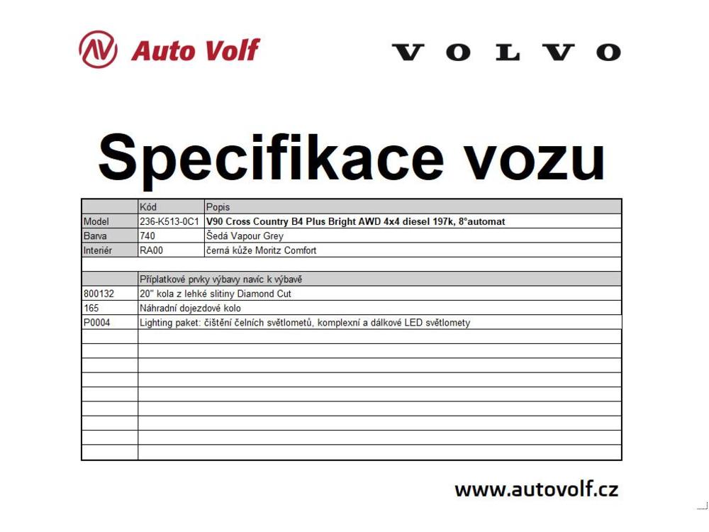 Volvo V90 PLUS DARK B4 AWD 145kW