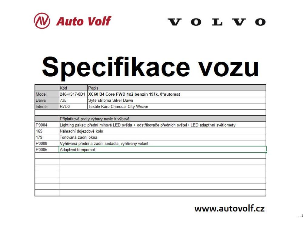 Volvo XC60 CORE B4 FWD 145kW