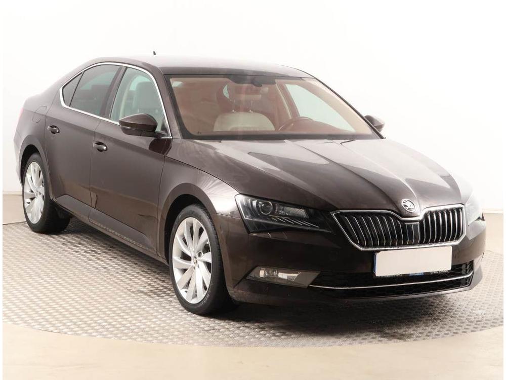 Škoda Superb 2.0 TDI, Style, ČR,2.maj, Kůže