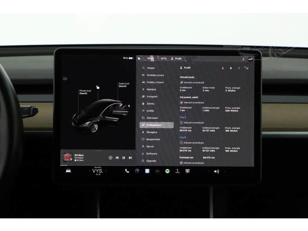 Tesla Model 3 Long Range 4WD 76kWh, SoH 89%