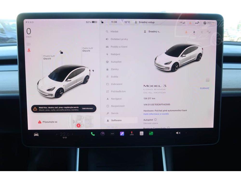 Tesla Model 3 Long Range 4WD 76kWh, SoH 89%