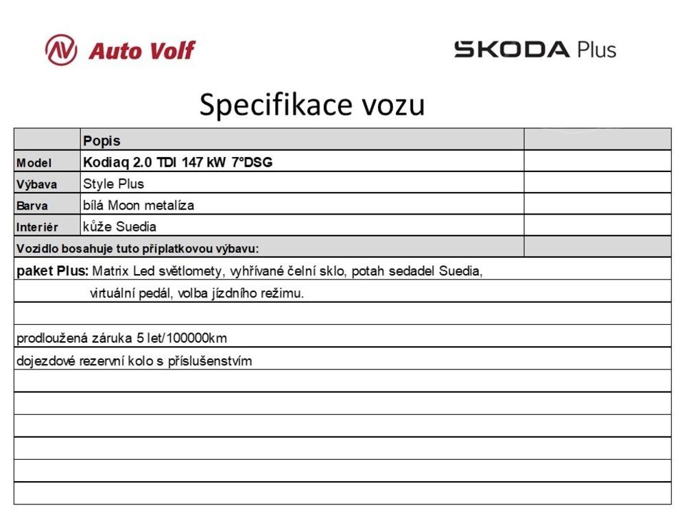 koda Kodiaq Style Plus 4x4 2.0TDi 110kW 7