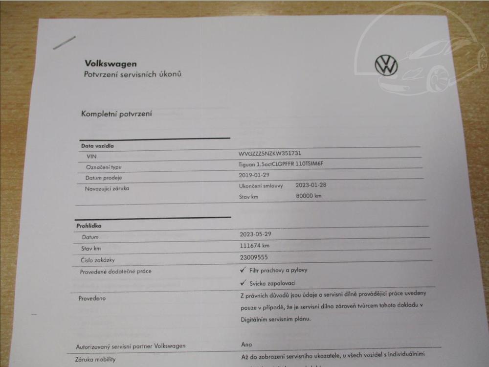 Volkswagen Tiguan 1,5 TSI,1.maj,digi klima,110kW