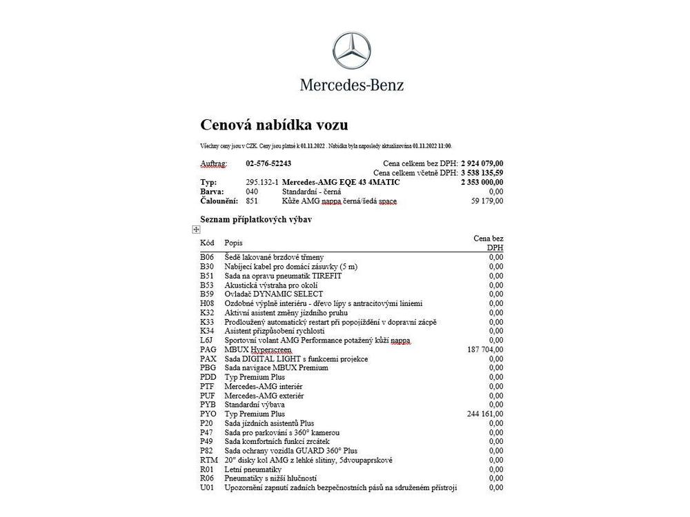 Mercedes-Benz EQE Mercedes-AMG 43 4MATIC