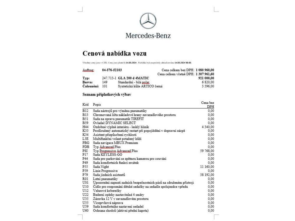 Mercedes-Benz GLA 200 d 4MATIC