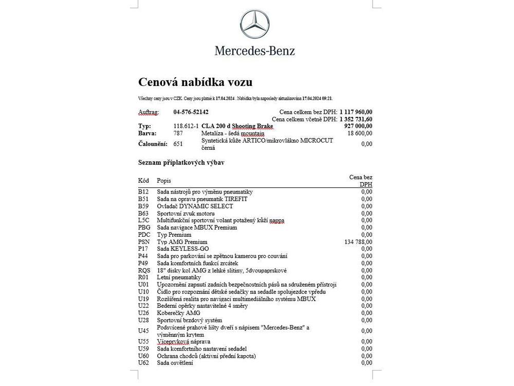 Mercedes-Benz CLA 200 d Shooting Brake