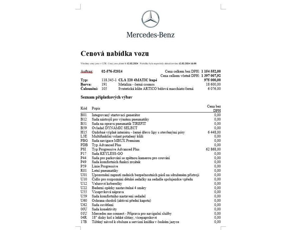 Mercedes-Benz CLA 220 4MATIC - FL