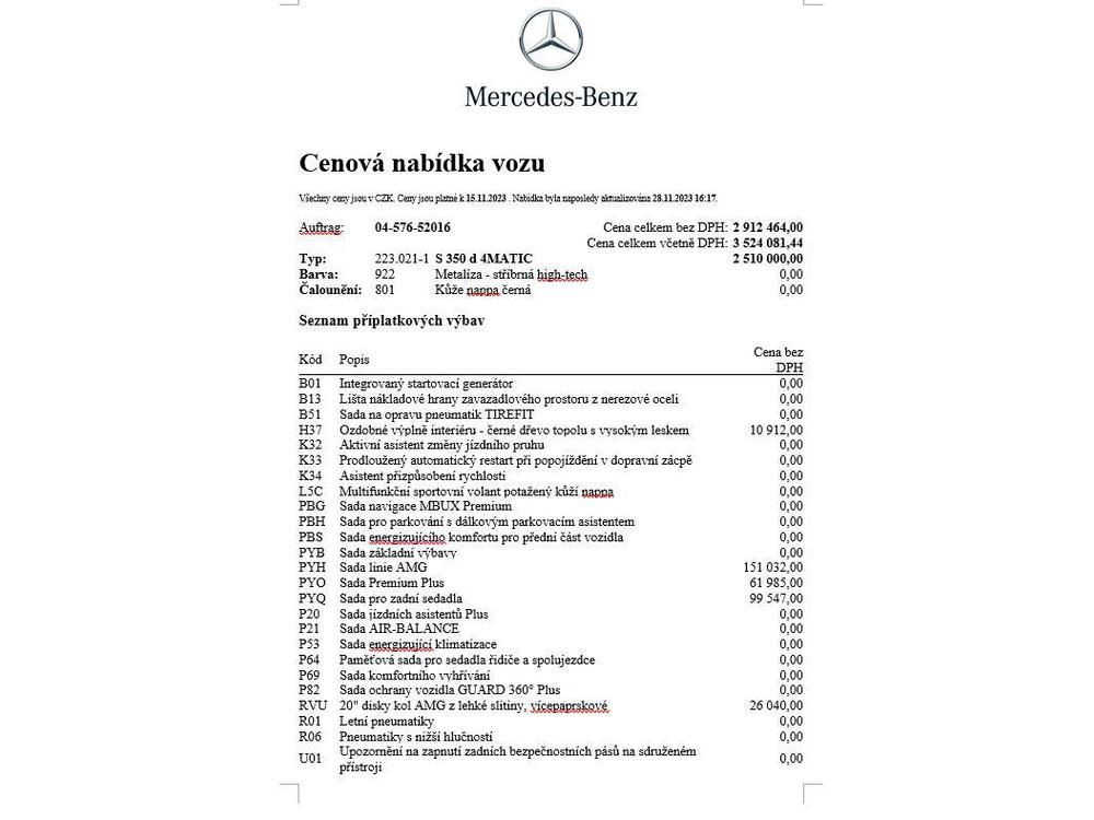 Mercedes-Benz S S 350 d 4MATIC DEMO