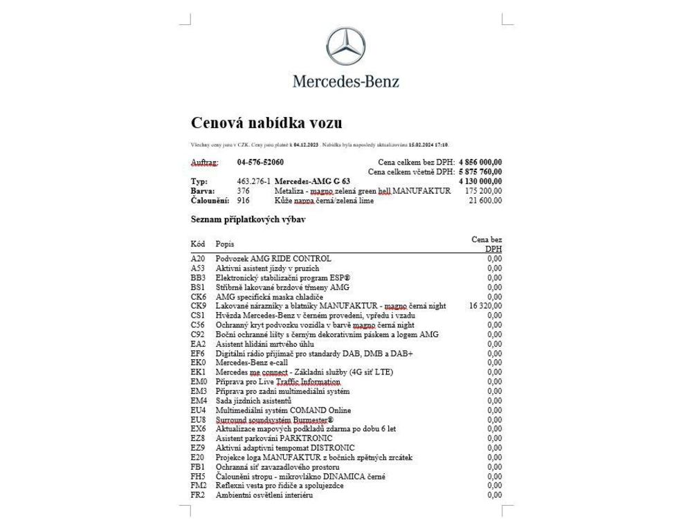 Mercedes-Benz G Mercedes-AMG G 63