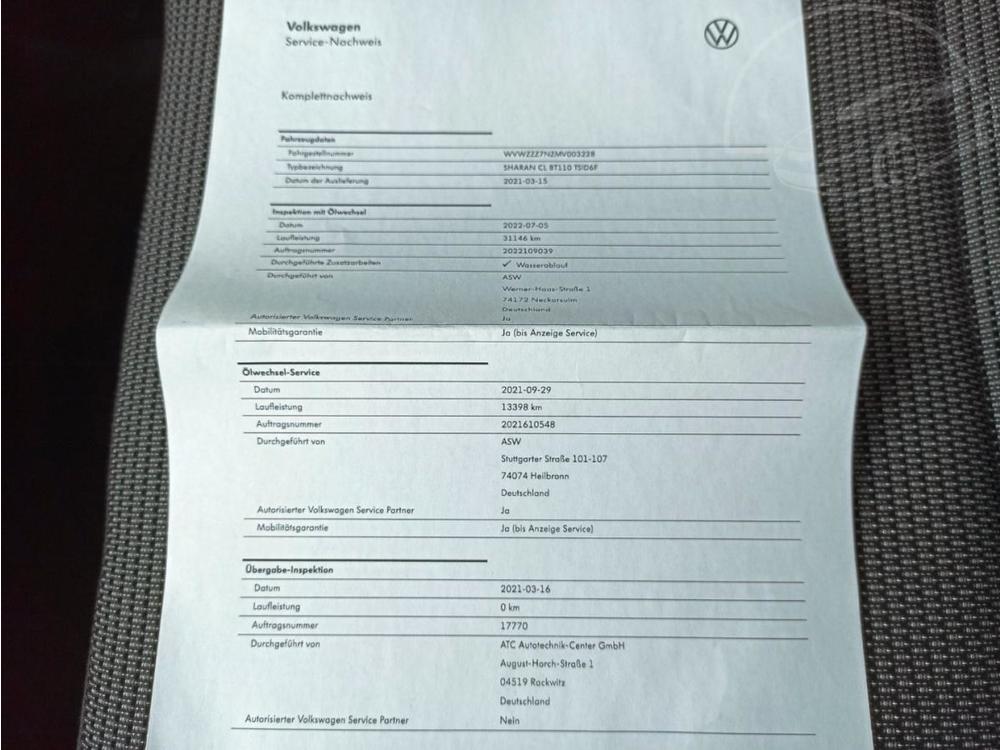 Volkswagen Sharan 1.4TSi-DSG-7.M-WEBA-XENO-NAVI
