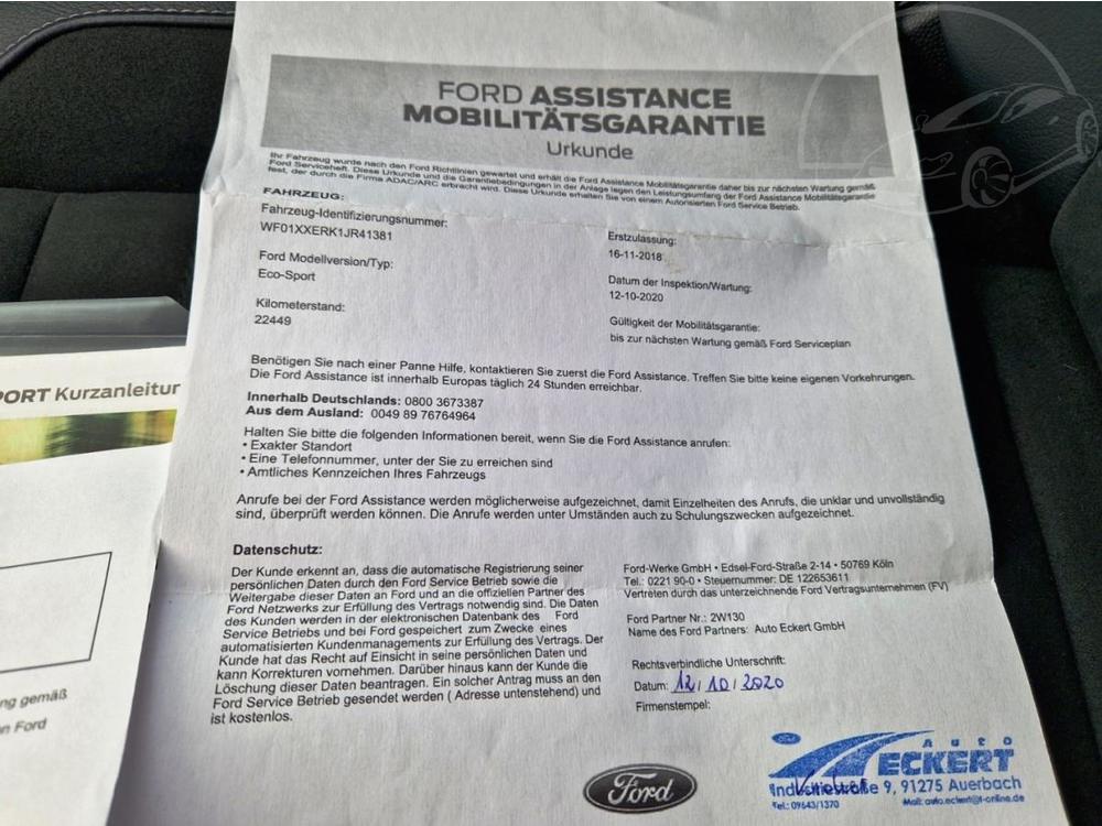 Ford EcoSport 1.0i-125PS-AUTOMAT-ST-Line-NAV