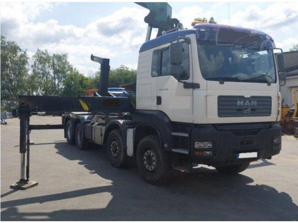 MAN TGA 8x6 hák 37/32 t+HR 20m