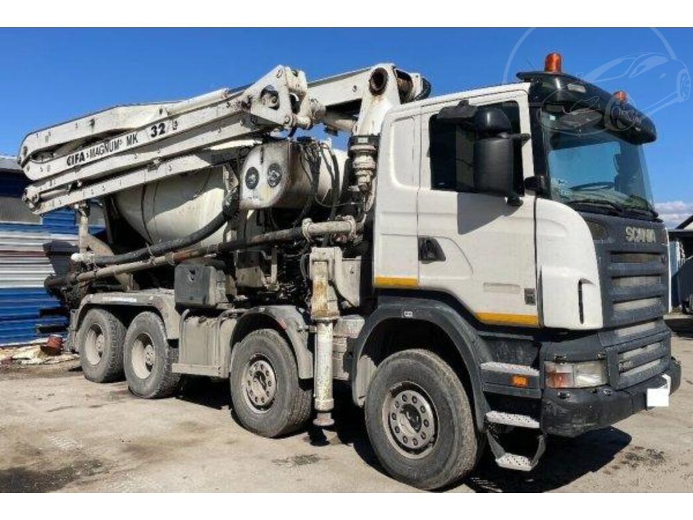 Prodm Scania 32m pumpa+mix CIFA 8x4 pumi