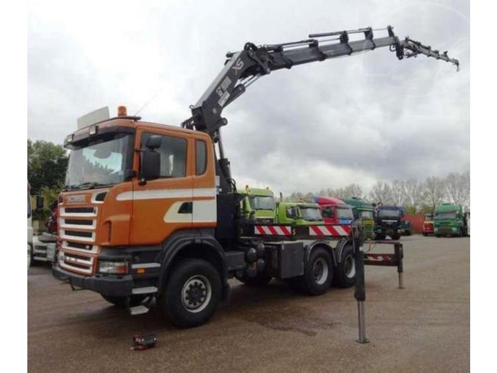 Scania  6x6 taha+HR Hiab s Jib