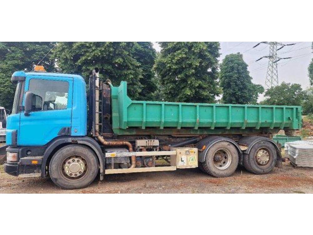 Scania  6x2 hk LIFT/silo mchy