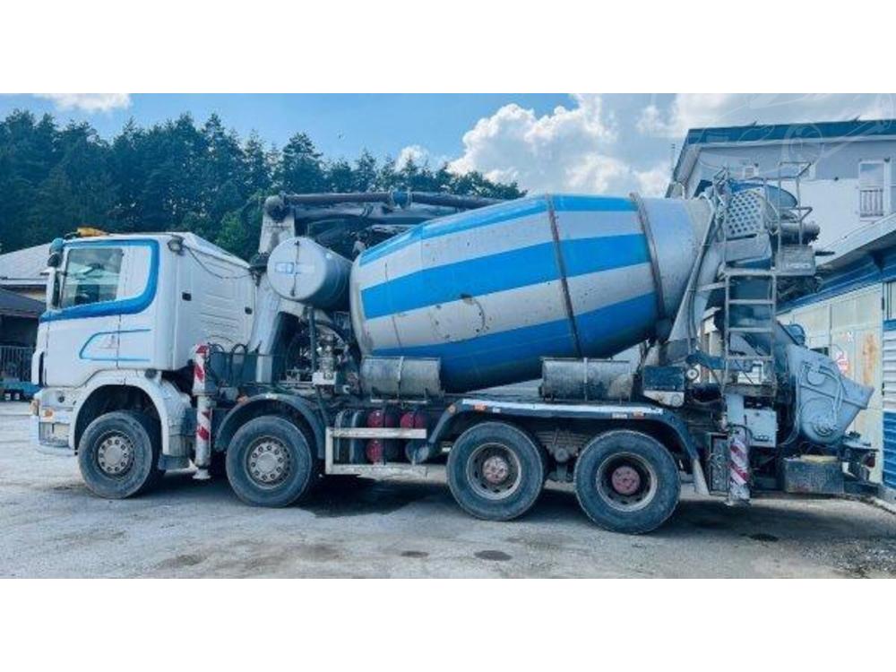 Scania  28m pumpa+mix 9m3 CIFA 8x4