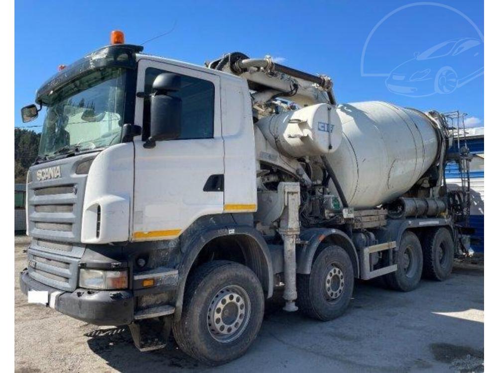 Scania  32m pumpa+mix CIFA 8x4 pumi