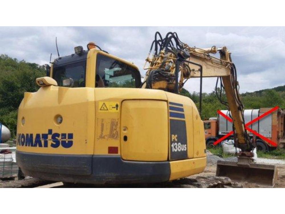 Komatsu  PC138 bagr ps 14.3t rottor