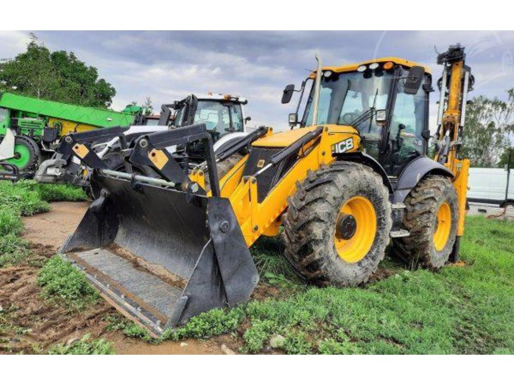 JCB  4CX Piling +vrtk traktorbagr