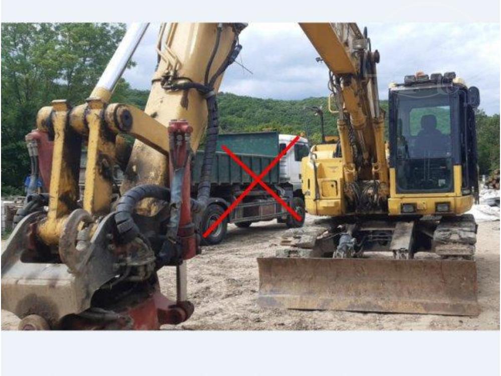 Komatsu  PC138 bagr ps 14.3t rottor