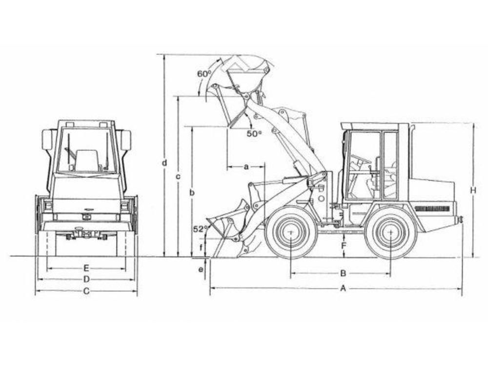 Hanomag  WA90 naklada 6t vysokovklop