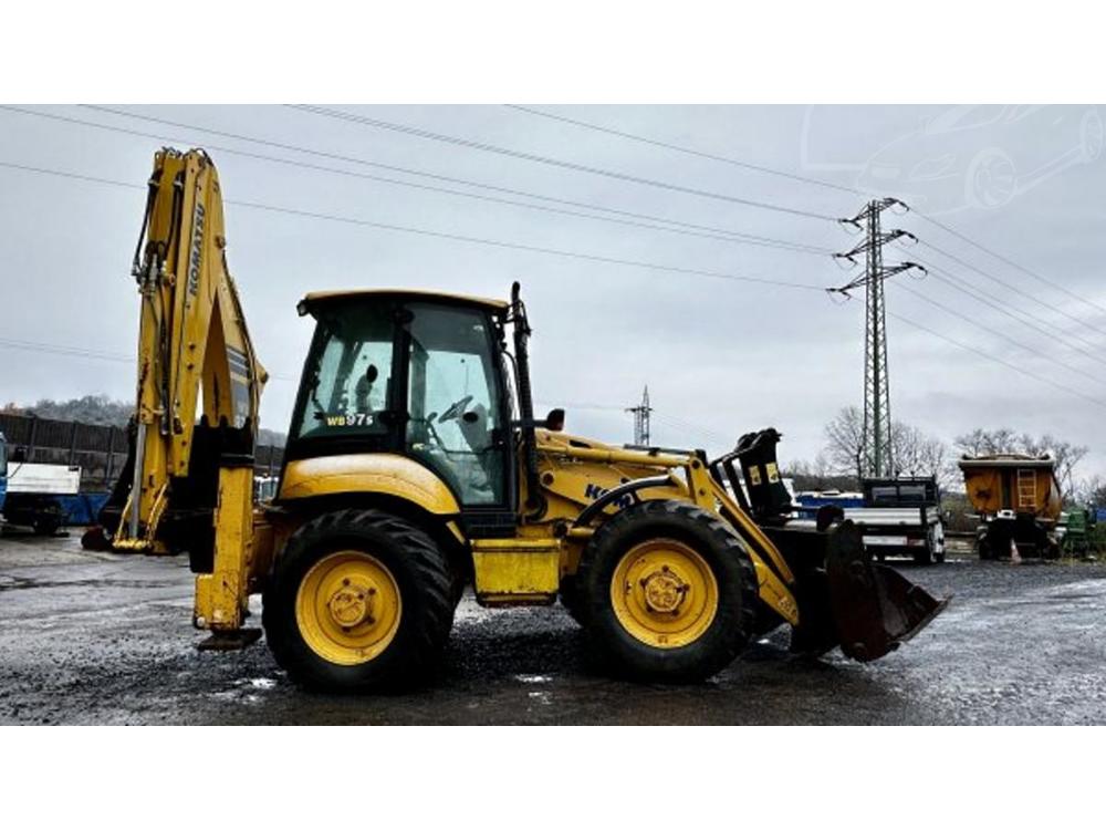 Komatsu  WB97 S5 joystick traktorbagr