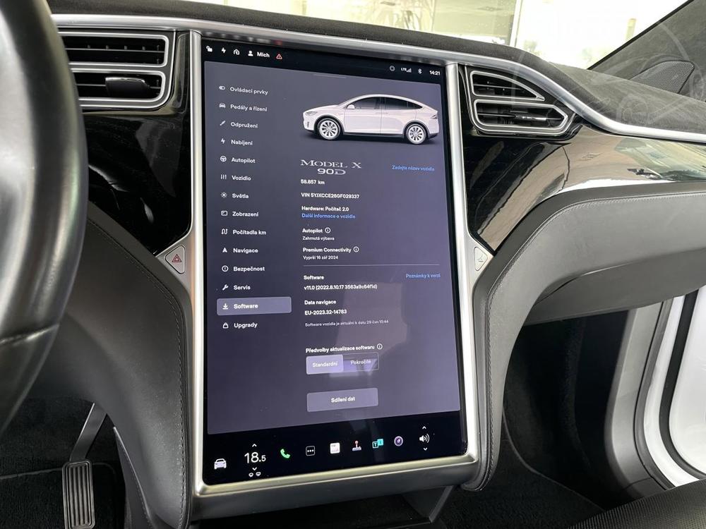 Tesla Model X X90D 386kW*FreeSupercharg*DPH