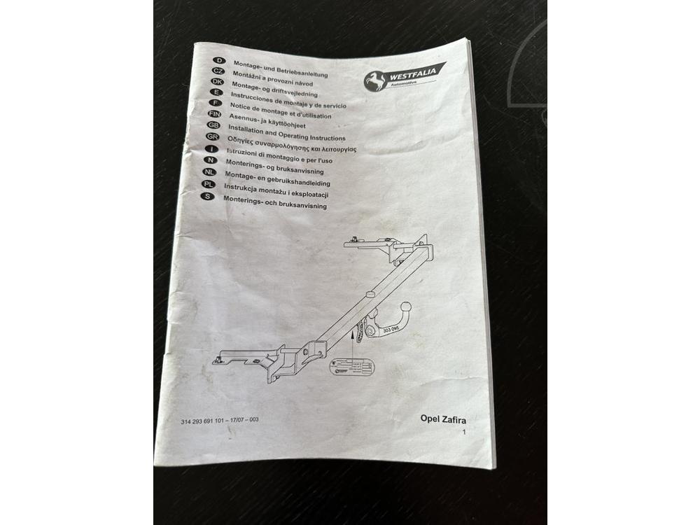 Opel Zafira 1,8-PALUB. PO.-7 MST-TAN