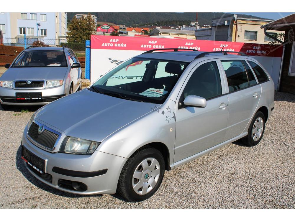 Škoda Fabia 1,4i 16V KLIMA EL.OKNA ASR PC