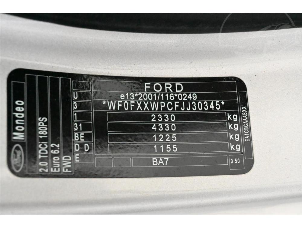 Ford Mondeo 2,0 TDCI 132 KW AT TITANIUM Z