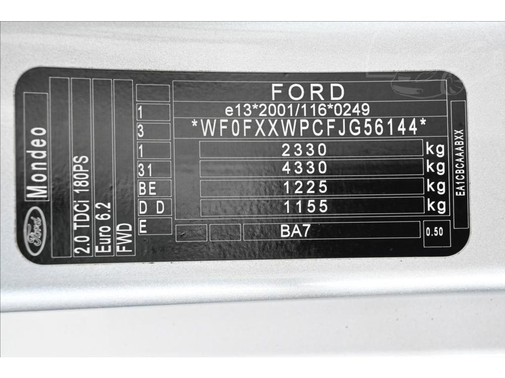 Ford Mondeo 2,0 TDCi 132kW AT TITANIUM Zr