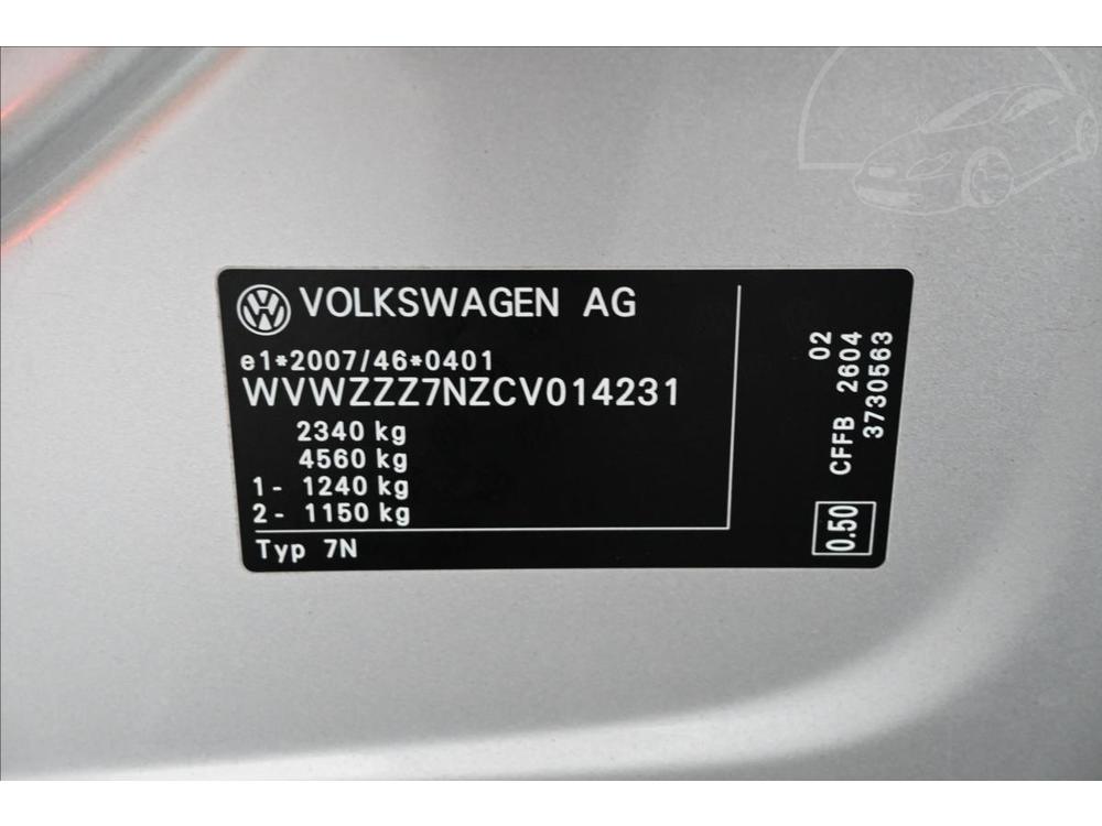 Volkswagen Sharan 2,0 TDi 103kW Highline Zruka