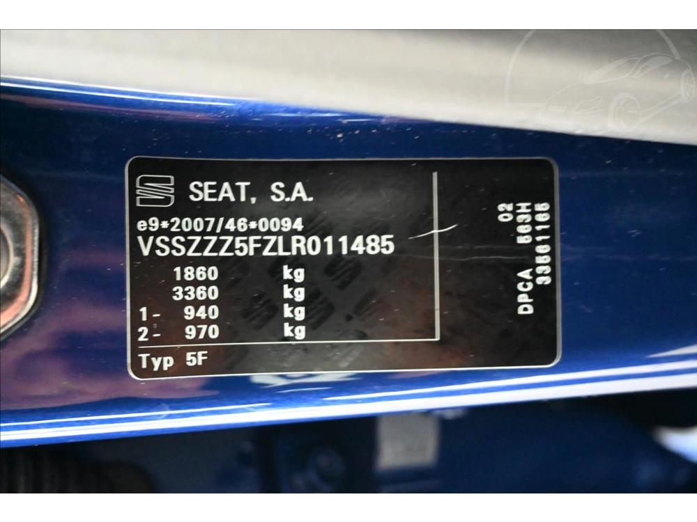 Seat Leon 1,5 TSI 110 kW FR DSG LED Zru