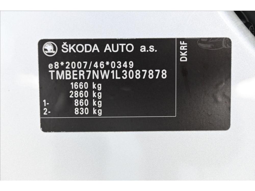 koda Scala 1,0 TSI 85kW LED Zruka a 5 l