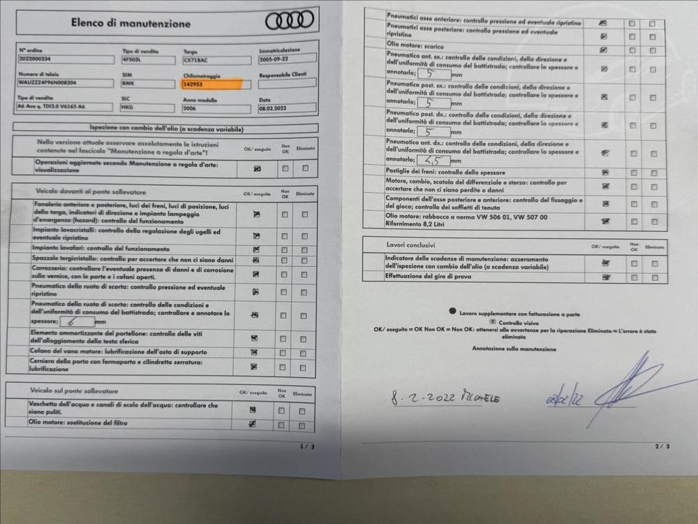 Audi A6 3,0 SERVIS DO KONCE