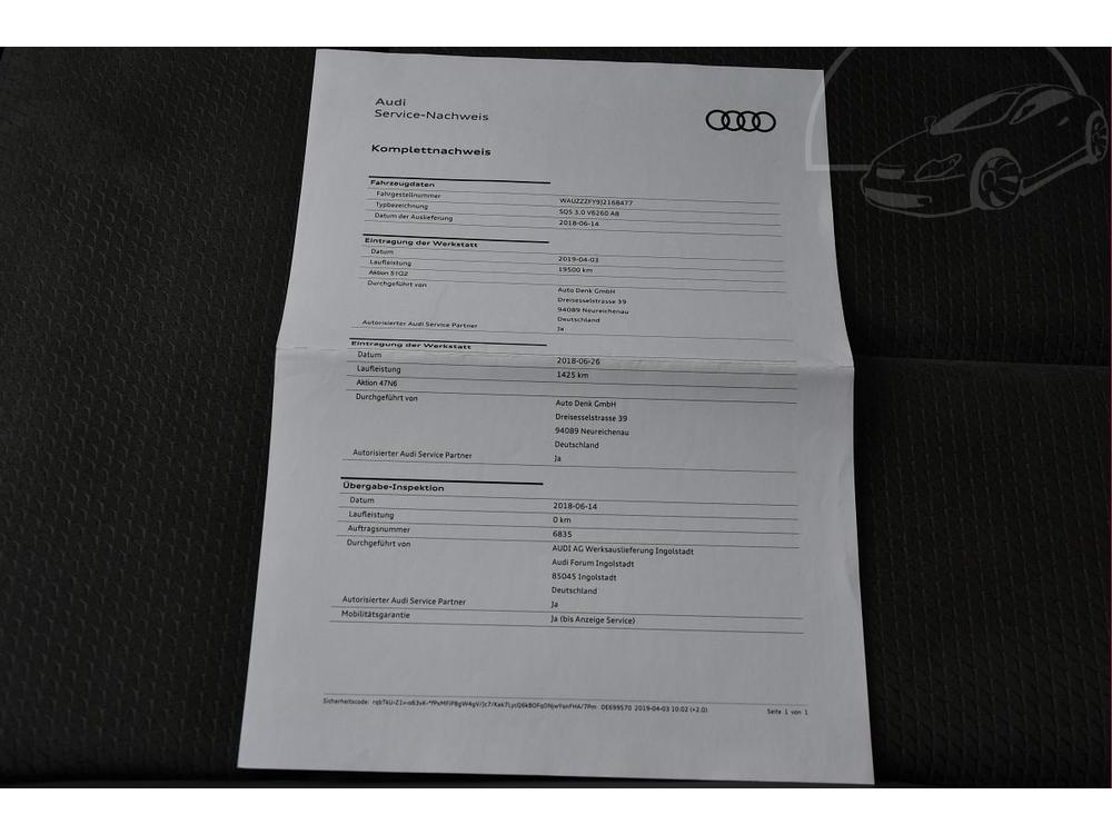 Audi SQ5 3.0TFSI V6 260kW Q B&O ACC LED