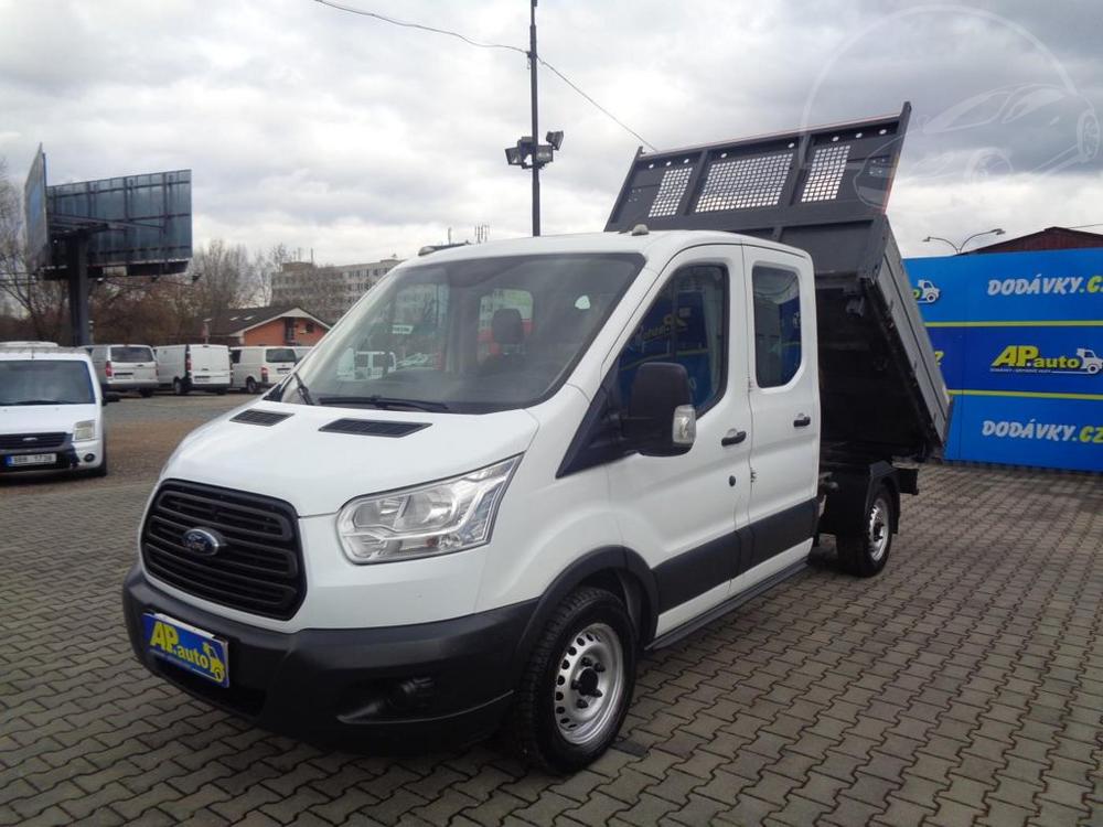 Ford Transit 2,2 TDCI DVOJKABINA 3STRANNÁ SKLOPKA