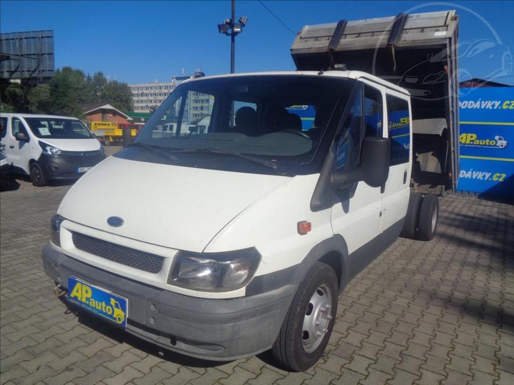 Ford Transit 2,4 TDCI DVOJKABINA VALNÍK 6 MÍST SKLÁP